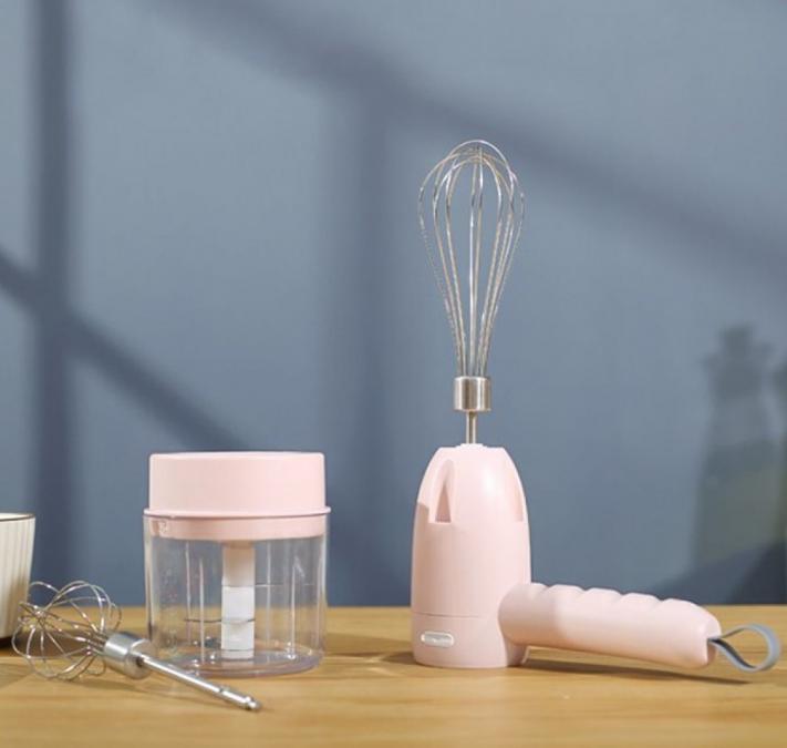 2 в 1 USB Чопър и Миксер с две Приставки