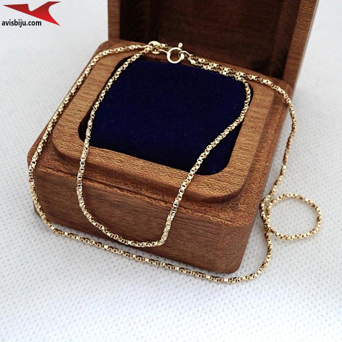 Синджир с 14К златно покритие