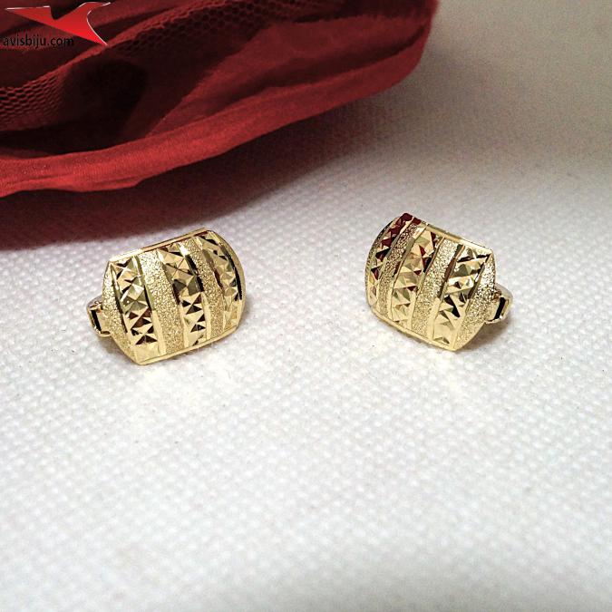 Обеци с 14К златно покритие