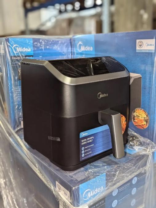 Фритюрник Midea Air Fryer 5.2l, 1600w, без мазнина, 7 програми, компак..