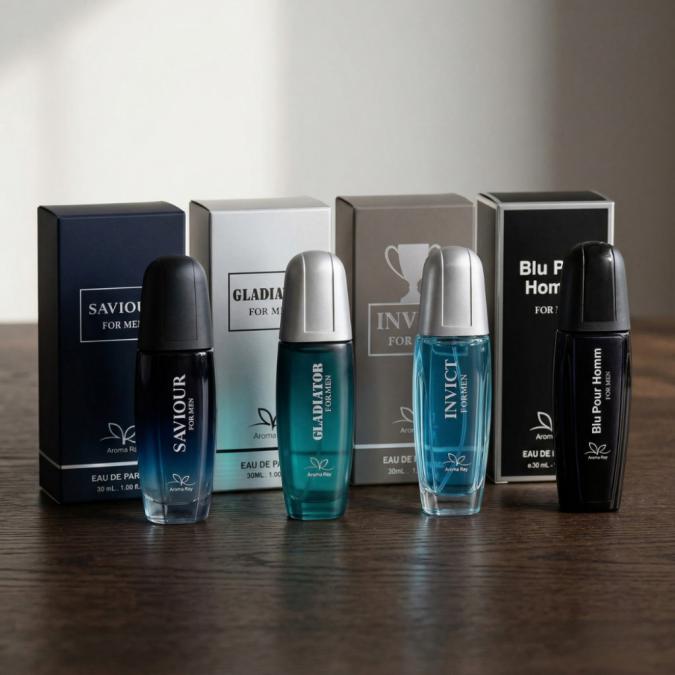 Комплект мъжки парфюми 4x30 мл  4 аромата за всеки стил и повод