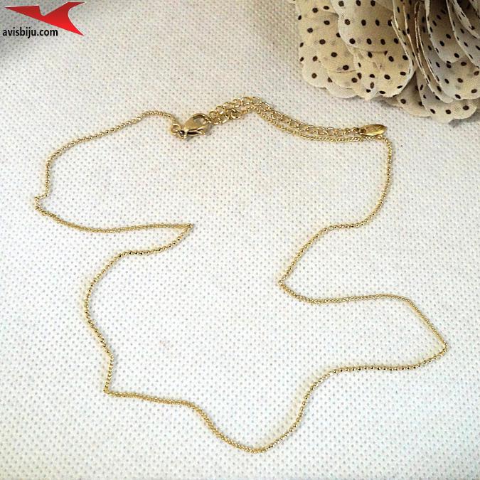 Синджир с 14К златно покритие