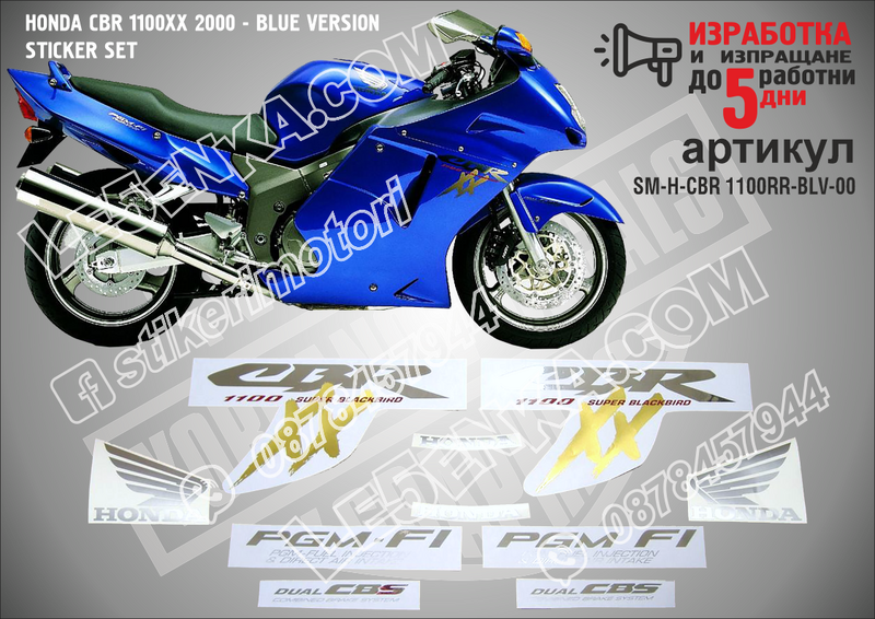 Honda CBR 1100xx 2000 - Blue Version