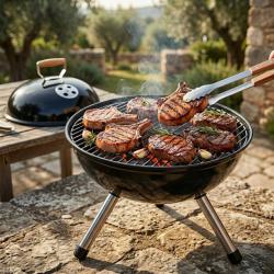 Туристическо барбекю на въглища с кълбовидна форма 37.5 x 45.5 см  ко