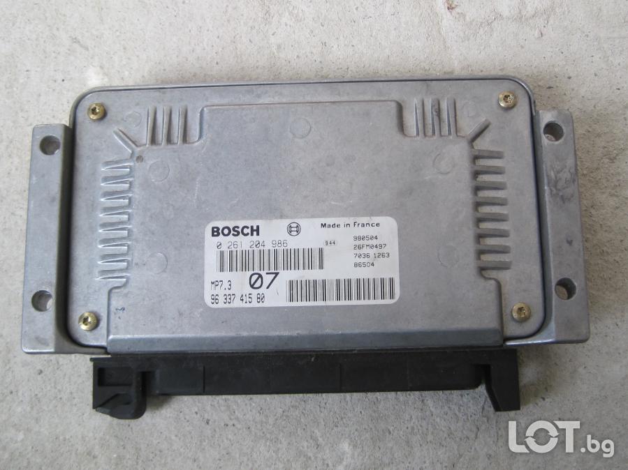 Компютър 0261204986 Bosch Mp7.3 за Ситроен Ксара Citroen Xsara 1,4