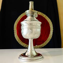 Газена лампа Кosmos Вrenner с картина Лорелай, калай.