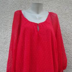 4XL Нова блуза VRS в червено