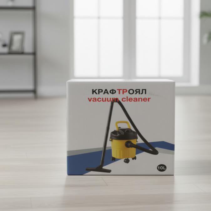 Мощна прахосмукачка за сухо и мокро почистване с 10L контейнер