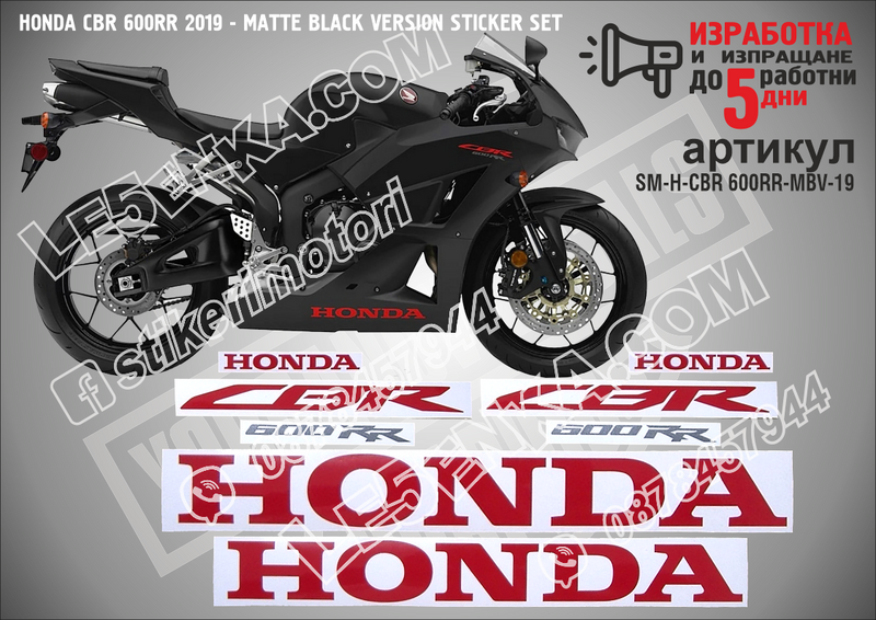 Honda CBR 600rr 2019 - Matte Black Version