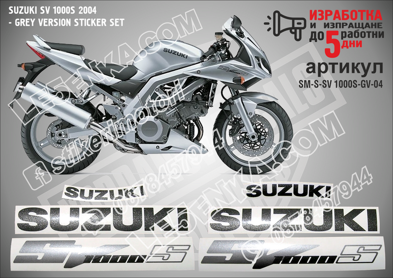 Suzuki Sv1000s 2004 - Grey Version