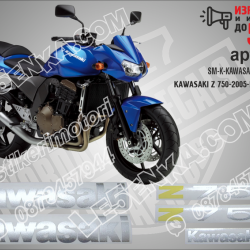 Kawasaki Z 750 - 2005 - Blue Version