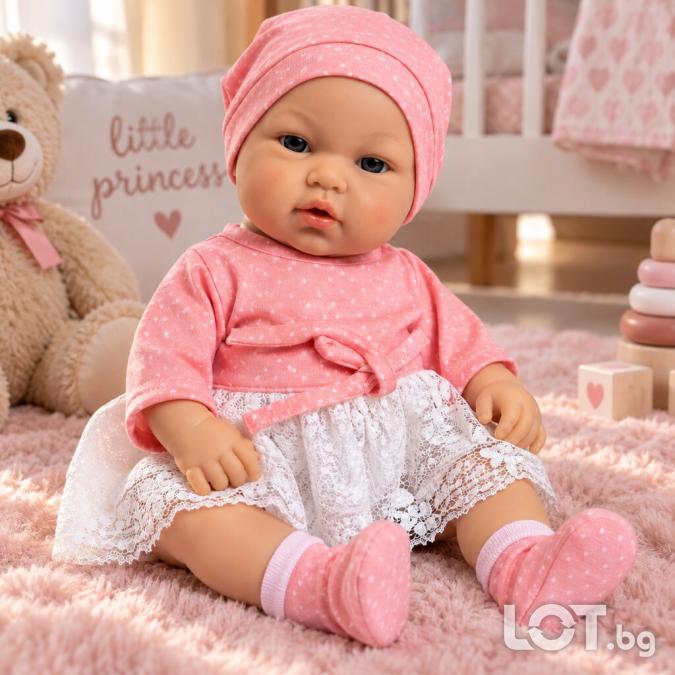 Говореща кукла бебе Baby Babble с реалистичен дизайн и реплики на бълг