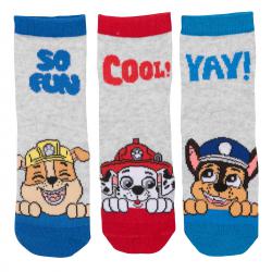 Комплект от 3 чифта чорапи за момче пес Патрул