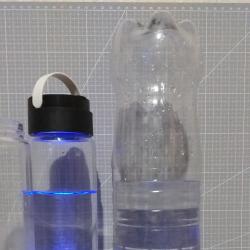 водородна вода в портативна, стъклена бутилка за генериране