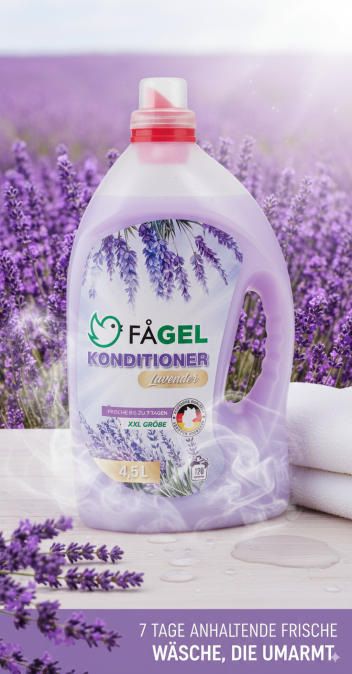 Омекотител 4,5l за тъкани F gel Lavender