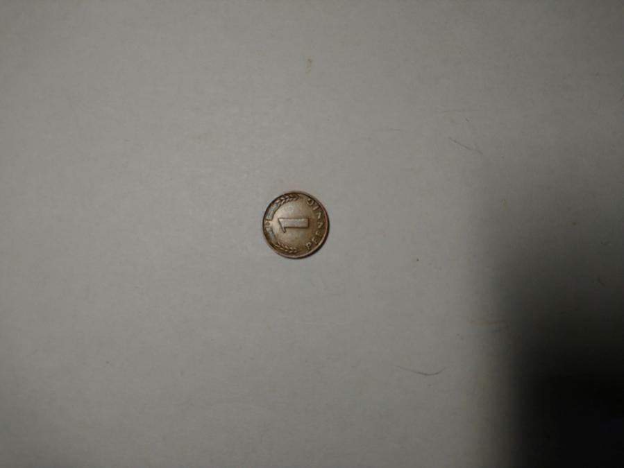 Монета 1 пфениг 1949 г.