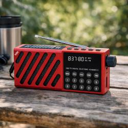 Радио със соларно зареждане Joc-6138rec-s с Bluetooth, мултифункционал
