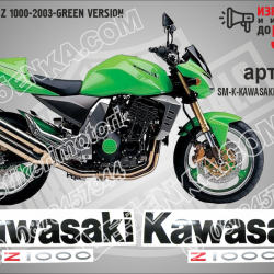 Kawasaki Z 1000-2003-green Version