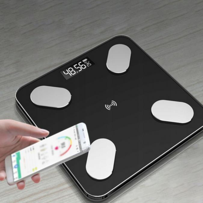 Smart Scale  Умна Bluetooth везна с анализ на телесни мазнини, BMI и