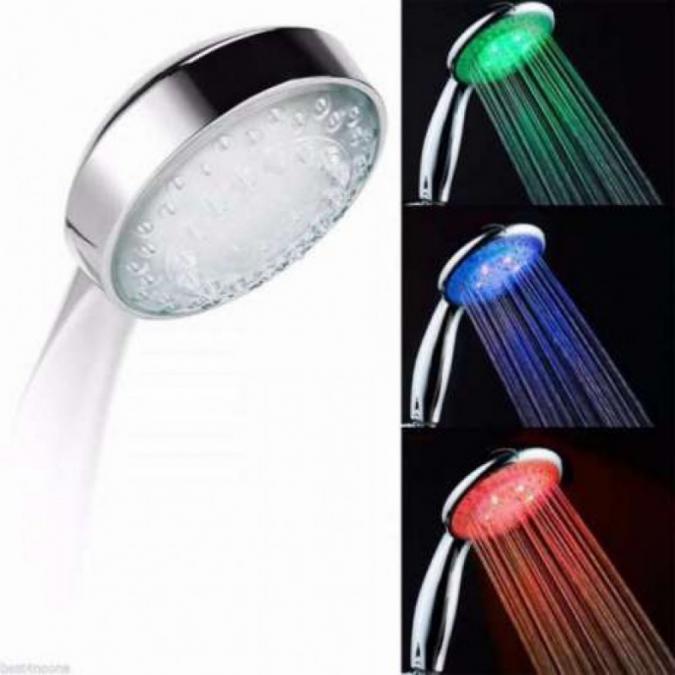 LED душ слушалка  7 цвята светлина за релакс в банята