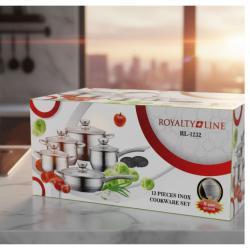 Royalty Line Rl-1232  Комплект от 12 части, с капаци и многослойно дън..