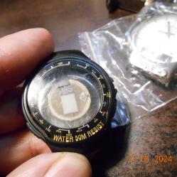 Casio AB 40U watch - case with cover only - vintage 90