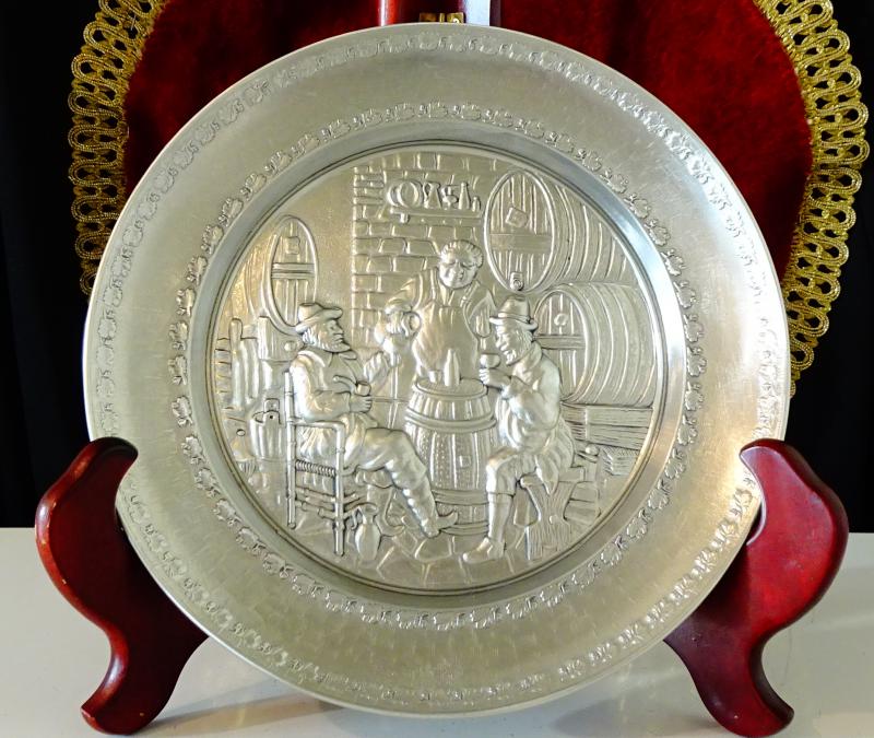 Калаена чиния картина в избата на Eduard von Gr tzner.