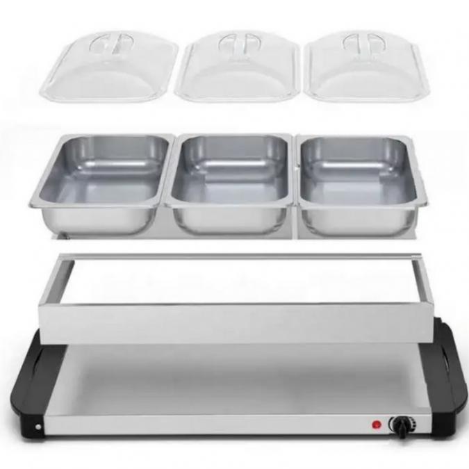 Електрически нагревател за бюфет 2 в 1 - винаги топла храна