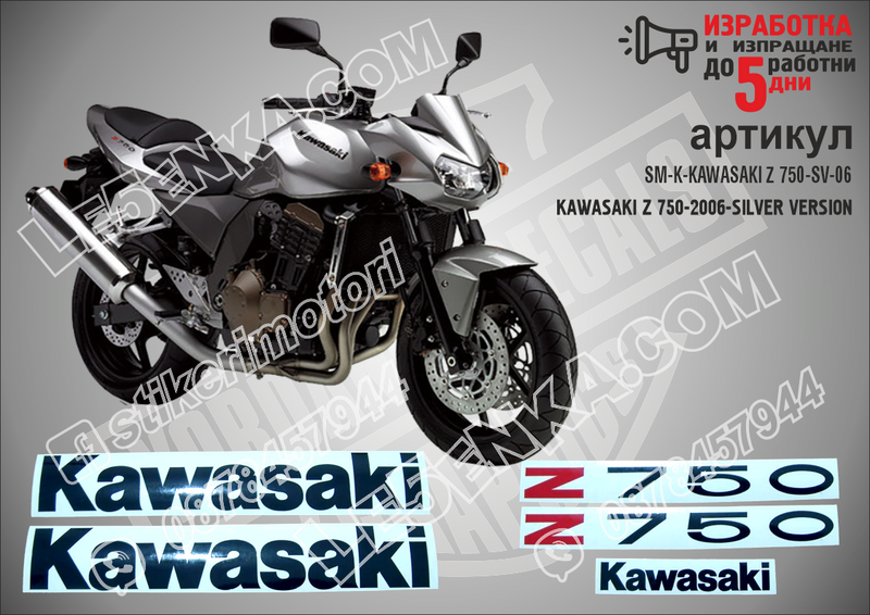 Kawasaki Z 750 - 2006 - Silver Version