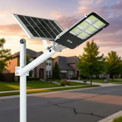 Соларна улична лампа Jortan 2400w  напълно автономна, мощна и устойчи