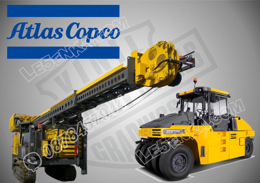 Atlass Copco стикери