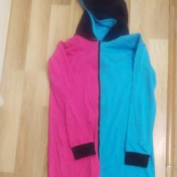 Гащеризон със качулка, трикотаж