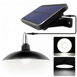 Двойни соларни LED висящи лампи с дистанционно управление - без разход