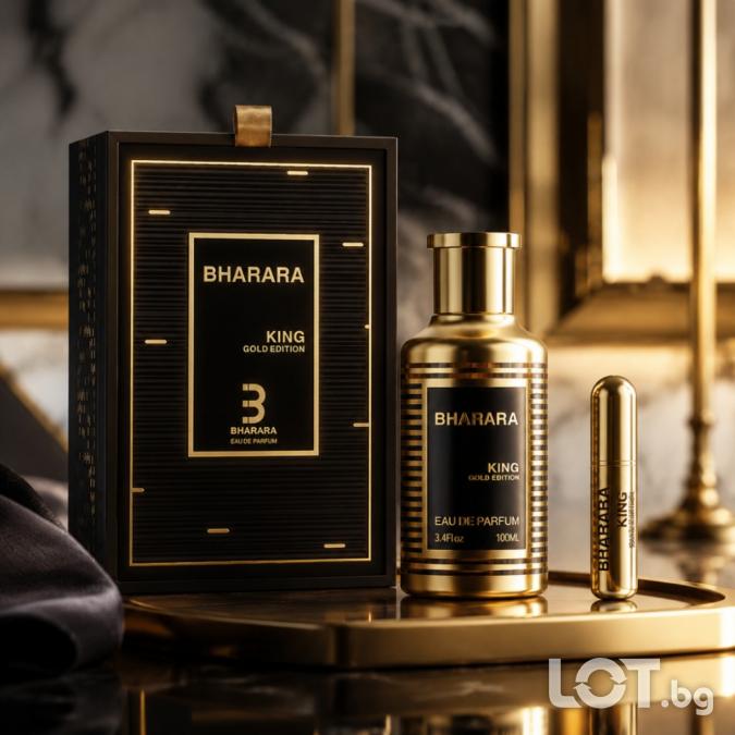 Bharara King Gold Edition Eau De Parfum 100 мл  Луксозен мъжки аромат