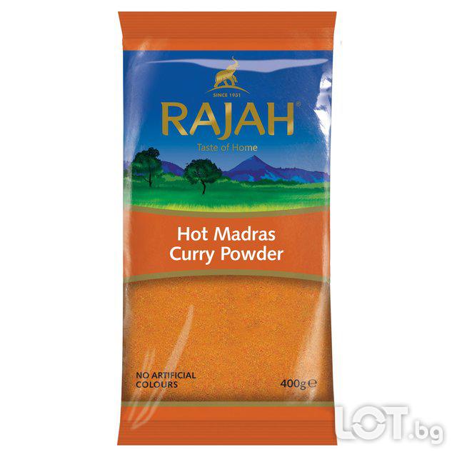 Rajah Hot Madras Curry Раджа Люто Мадраско Къри 100гр