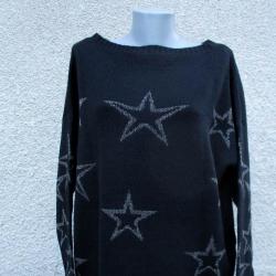 4XL нов черен пуловер Yessica