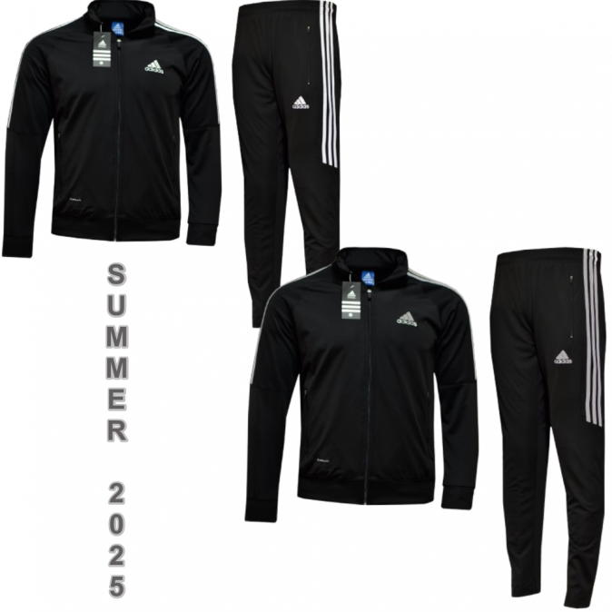 Мъжки анцуг Adidas Classic черен Полиамид от М до 6XL