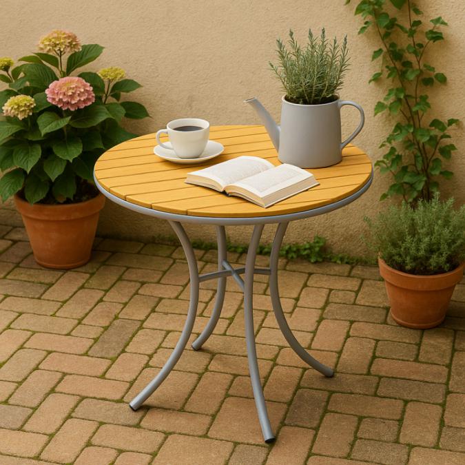Маса Muhler Bistro Polywood, 70xh72см