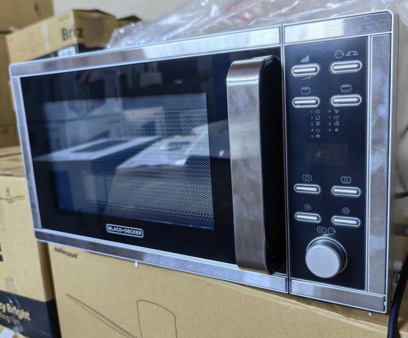 Микровълнова с грил и конвекция Black Decker Bxmz900e 25l, 900w, авт