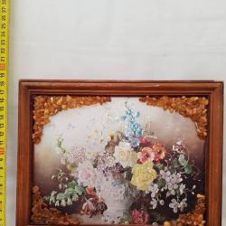 Картина с балтийски кехлибар 18,5 23,5 см