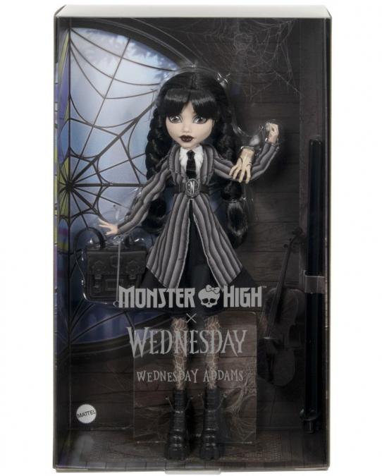 Оригинална кукла Monster High x Wednesday - Wednesday Addams