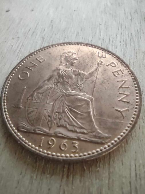 Монета на Кралица Елизабет II 1963