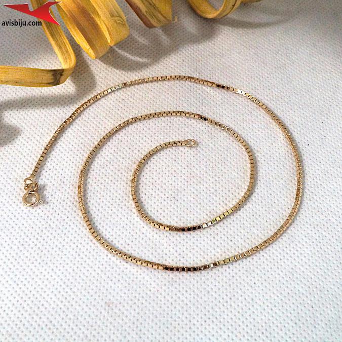 Синджир с 14К златно покритие