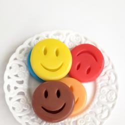 Ароматни глицеринови мини сапунчета емотикони, 10 броя в комплект