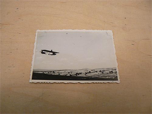 Стара снимка с български планер Sg-38. Безмоторен самолет. Авиация.