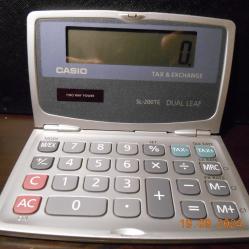 Casio Sl-200te Solar Pocket Calculator