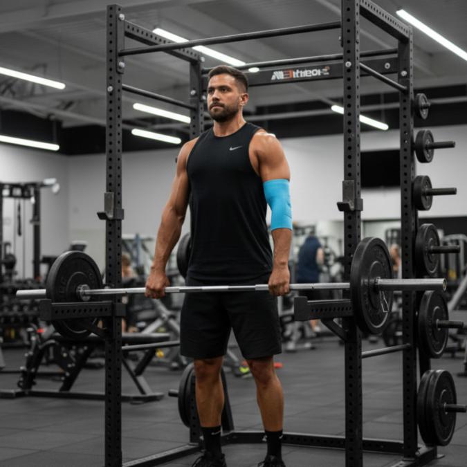 Удобен и дишащ еластичен бинт за облекчаване на болки и натоварвания в