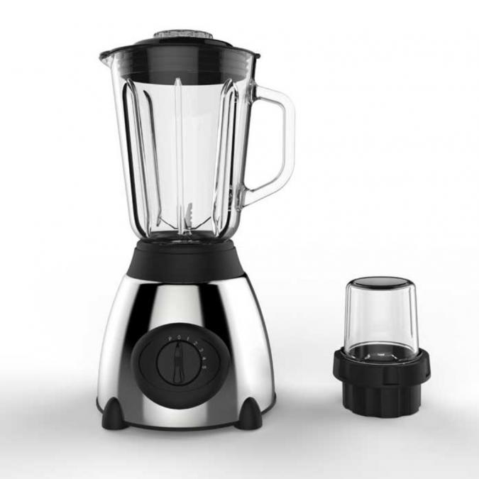 Блендер Cheffinger 1000 W  1,5 л стъклена кана, мелачка 100 мл, корпу