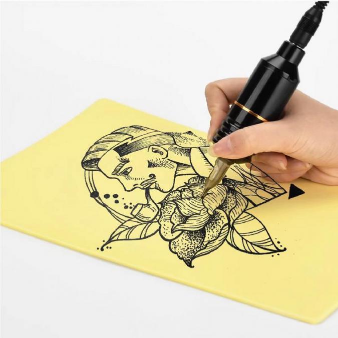 Индиго изкуствена кожа за татуировки