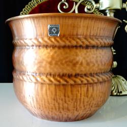 Медна ваза, шампаниера, меден съд 5 л., етикет.